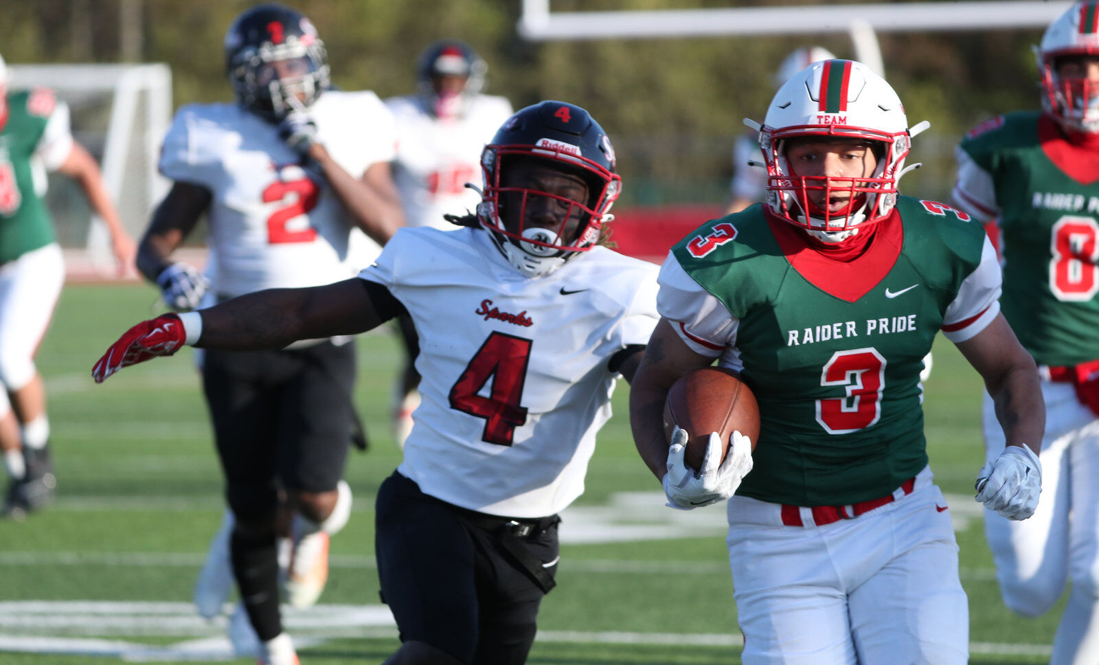 Section VI Class A football championship between Jamestown and South Park
